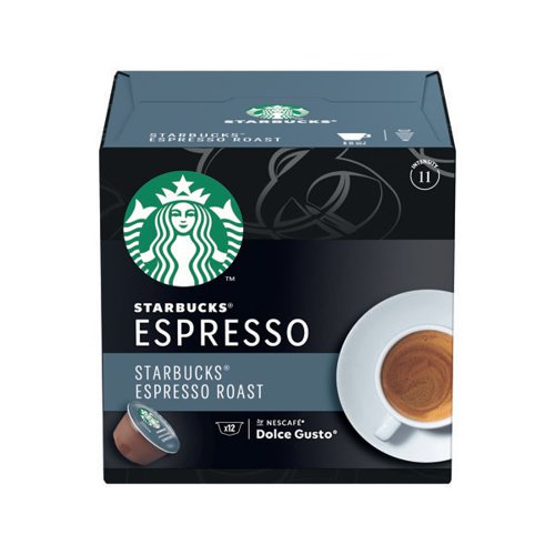 Nescafe Dolce Gusto Starbucks Espresso Roast Coffee 66g (Pack of 36) 12538344