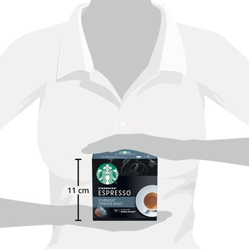 NL92711 Nescafe Dolce Gusto Starbucks Espresso Roast Coffee 66g (Pack of 36) 12538344
