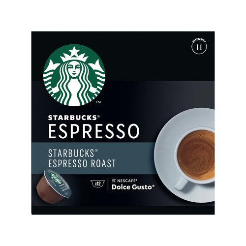 Espresso roast coffee is rich and caramelly. Each capsule contains enough coffee for one serving. Capsules for use with Dolce Gusto coffee machines. Pack of 36 capsules (Supplied in 3 boxes contains 12 capsules in each).