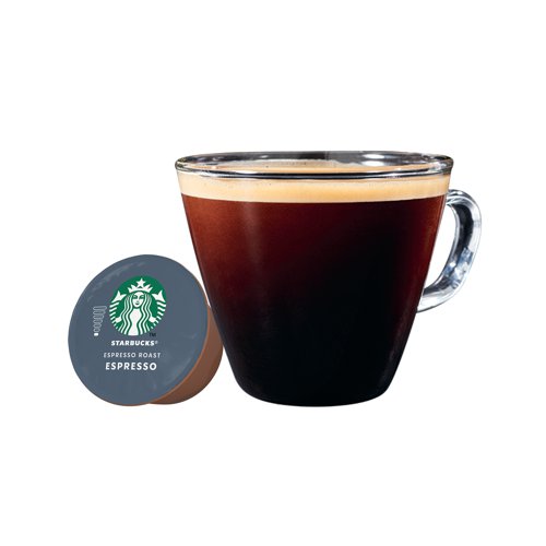 Nescafe Dolce Gusto Starbucks Espresso Roast Coffee 66g (Pack of 36) 12538344 NL92711 Buy online at Office 5Star or contact us Tel 01594 810081 for assistance