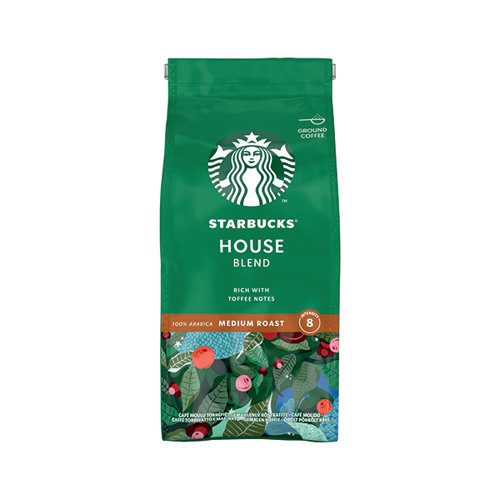 Starbucks House Blend Medium Roast Ground Coffee 200g 12400244