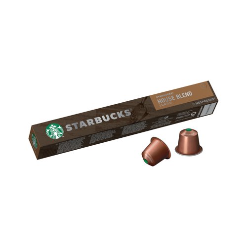 NL95712 Nespresso Starbucks House Blend Lungo Coffee Pods (Pack of 10) 12423278