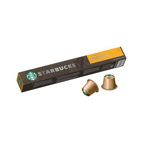 Nespresso Starbucks Blonde Roast Espresso Coffee Pods (Pack of 10) 12423392 - NL96160