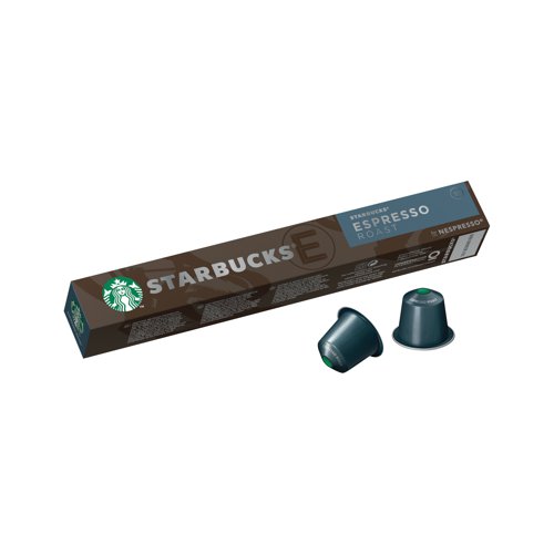 The classic Starbucks Espresso, this Espresso Roast is made from a carefully selected blend of beans that have been roasted for an intense and caramelly sweet flavour. This is the espresso that is at the heart of the Starbucks latte. The aluminium pods are protective, lightweight and recyclable and are suitable for use with your Nespresso pod coffee machine.