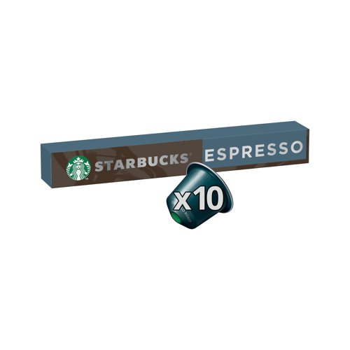NL96166 Nespresso Starbucks Espresso Roast Coffee Pods (Pack of 10) 12423393