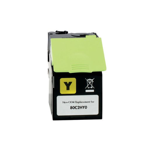 Q-Connect Lexmark 802HY Compatible Yellow High Yield Toner 80C2HY0-COMP