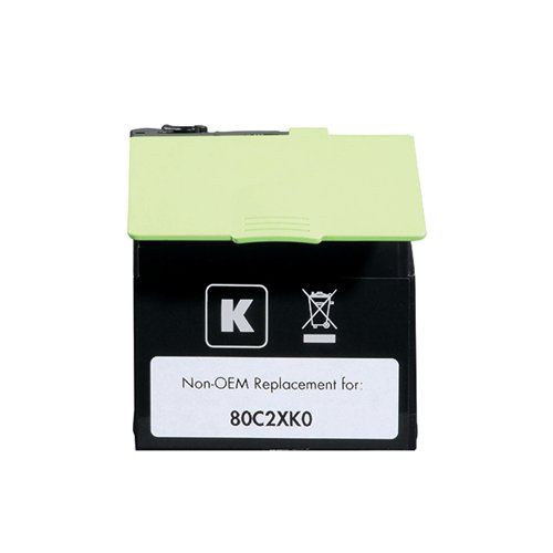 Q-Connect Lexmark 802XK Compatible Black Extra High Yield Toner 80C2XK0-COMP