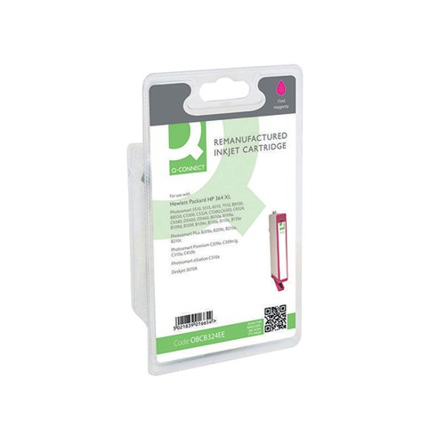 Q-Connect HP 364XL Remanufactured Magenta Inkjet Cartridge High Yield CB324EE