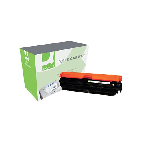 Q-Connect HP 307A Remanufactured Yellow Laserjet Toner Cartridge CE742A OBCE742A