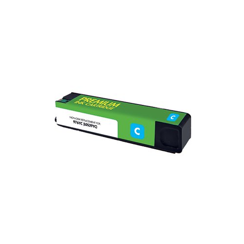 Q-Connect HP 976X PageWide Cyan High Yield Ink Cartridge L0S29YC-COMP Inkjet Cartridges OBL0S29YC