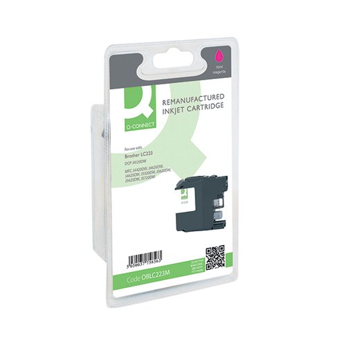 Q-Connect Brother LC223M Compatible Inkjet Cartridge Magenta LC223M-COMP VOW