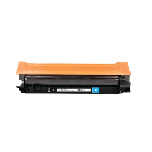OBTN421C | This Q-Connect Brother compatible cyan laser toner cartridge offers economical high quality printing. Each Q-Connect toner cartridge is subject to stringent manufacturing standards, designed to meet the quality and yield of original cartridges.