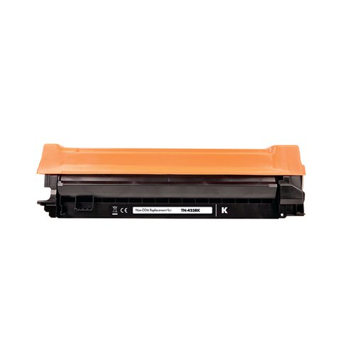 OBTN423BK | This Q-Connect Brother compatible black laser toner cartridge offers economical high quality printing. Each Q-Connect toner cartridge is subject to stringent manufacturing standards, designed to meet the quality and yield of original cartridges.