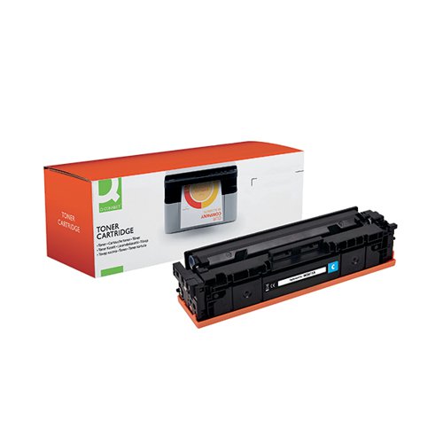OBW2411A | This Q-Connect HP 216A compatible cyan laserjet toner cartridge can be relied on to produce even coverage and a high gloss finish. The Q-Connect compatible toner cartridge will provide accurate and detailed printing of the highest quality, easy to install with an impressive page yield per cartridge. Compatible with HP Color LaserJet Pro MFP M182n, MFP M183fw.