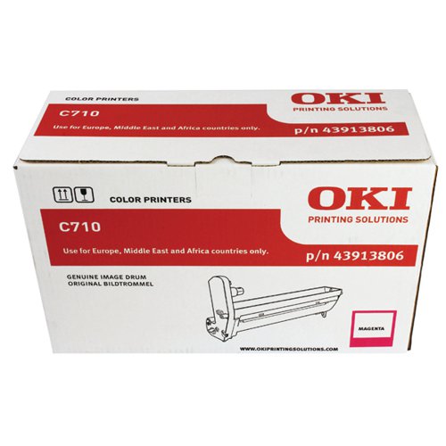 Oki C710 Magenta Image Drum (15000 Page Capacity) 43913806