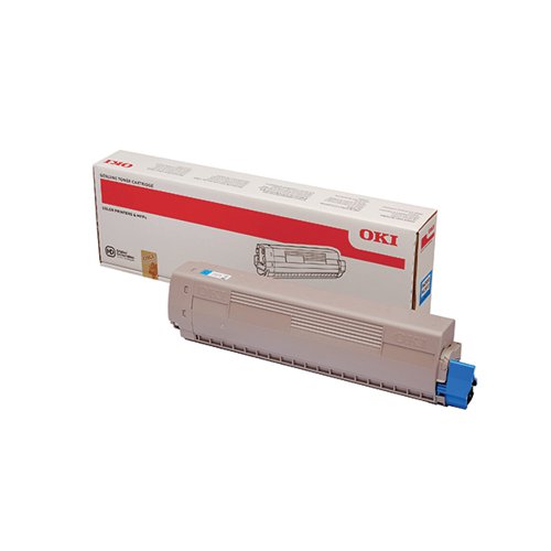 Oki MC853 MC873 7300 Pages Cyan Toner 45862839 OK06419 Buy online at Office 5Star or contact us Tel 01594 810081 for assistance
