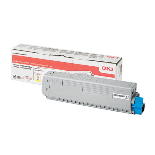Oki C824/834/844 SY Laser Cartridge Yellow 47095701