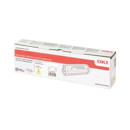 Oki C824/834/844 SY Laser Cartridge Yellow 47095701 Toner OK07121