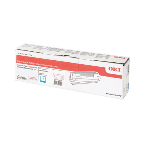 Oki C824/834/844 SY Laser Cartridge Cyan 47095703 Toner OK07123