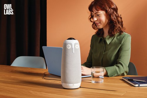 OWL20322 | The Owl 3 is premium 360-degree camera, speaker, and microphone device that leverages AI and machine learning technology to automatically focus on whoever is speaking so that remote participants never miss a thing. Ideal for employees who work remotely, giving them a hybrid experience that feels like they are sitting in the room. The Owl 3 is the perfect solution to make hybrid meetings more collaborative, inclusive and effective.