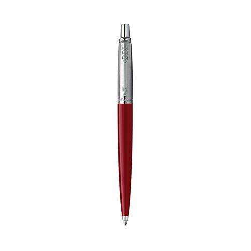A modern retro design, the Parker Jotter Original Ballpoint Pen combines the Jotter pen's distinctive silhouette, signature click and arrow clip with a glossy plastic barrel. It has a smooth, clean and consistent writing performance with an ultra-resistant scratch-free plastic body. It has a durable design and is compatible with Parker Quinkflow refills.