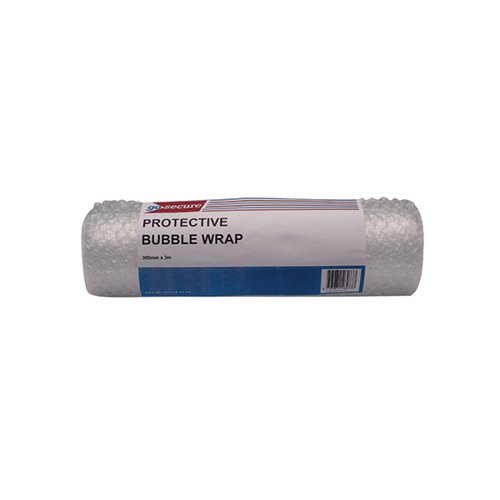 GoSecure Bubble Wrap Roll Small 300mmx3m Clear (Pack of 16) PB02288