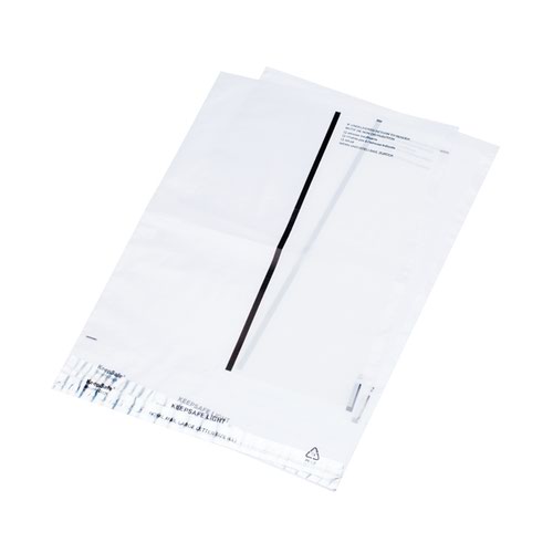 Ampac Envelope 235x310mm Lightweight Polythene Clear With Panel (Pack of 100) KSV-LCP2