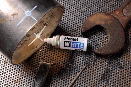 Pentel Paint Marker Bullet Tip Medium White BCX100W - PE02314