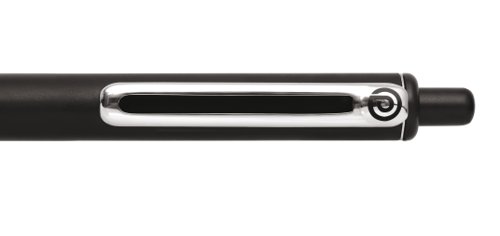 PE04149 Pentel iZee Retractable Ballpoint Pen 1.0mm Black (Pack of 12) BX470-A
