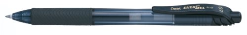 Pentel Energel X Rollerball Pens Black (Pack of 2) YBL107/RCY/2A