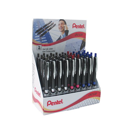 Pentel Assorted Oh! Gel Pens Display (Pack of 36) K497/3D PE14117