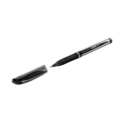 PE19759 Pentel EnerGel Xm Rollerball Pen Medium Black (Pack of 12) BL57-A