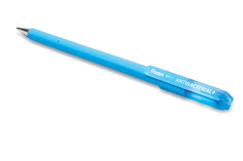 Pentel Superb Antibac Ballpoint Pen 0.7mm Black (Pack of 12) BK77AB-AE - PE77001