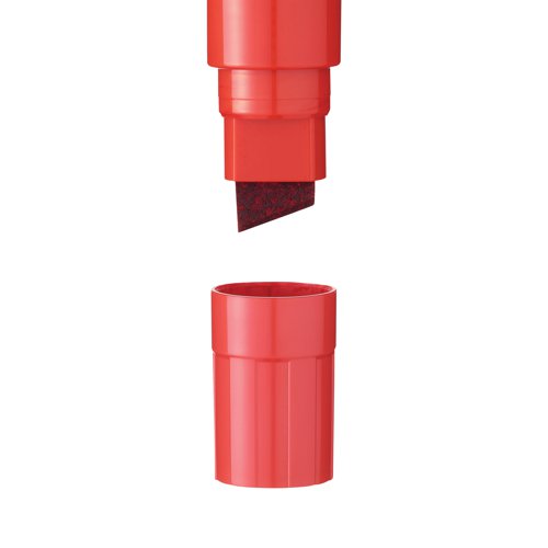 Pentel N50XL Marker Chisel Tip Red (Pack of 6) N50XL-B