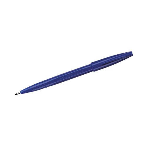 Pentel Sign Pen, Fiber-Tipped, Black Ink (S520-A), Box of 12