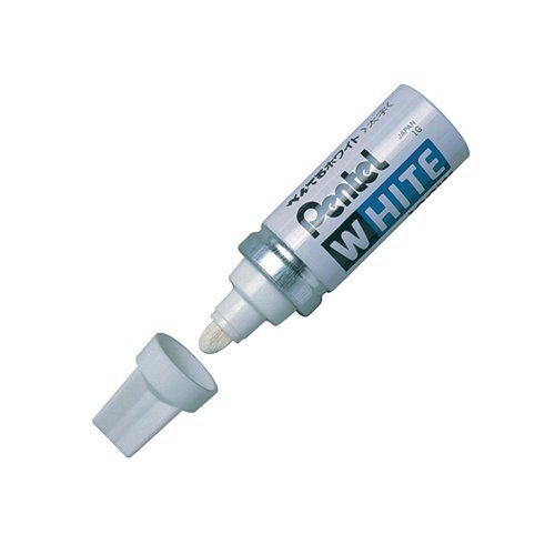 Pentel Paint Marker Bullet Tip Medium White Pack Of 12 X100w