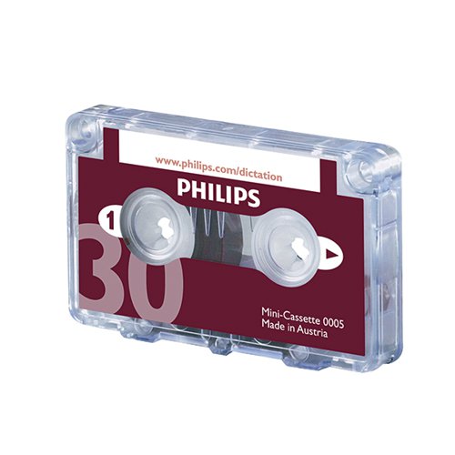 Philips Dictation Cassette 30 Minutes Pack 10 LFH0005/30