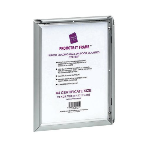 TPAC Photo Promote It Frame A1 Aluminium (Non-glass break-resistant cover) PAPFA1B