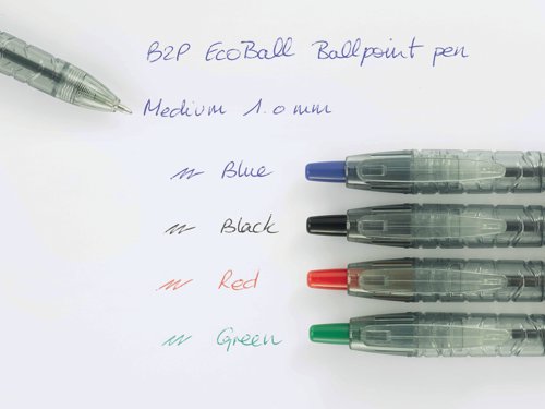 Pilot B2P Ecoball Ballpoint Med Green (Pack of 10) 4902505621611 PI21611 Buy online at Office 5Star or contact us Tel 01594 810081 for assistance