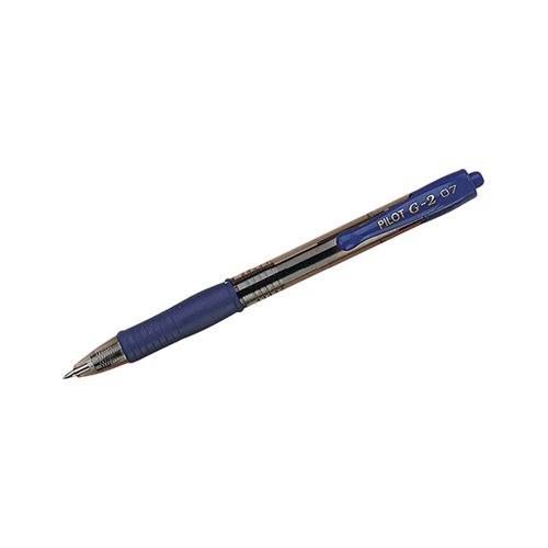 Pilot G207 Gel Ink Retractable Rollerball Pen Blue (Pack of 20) 3131910516477