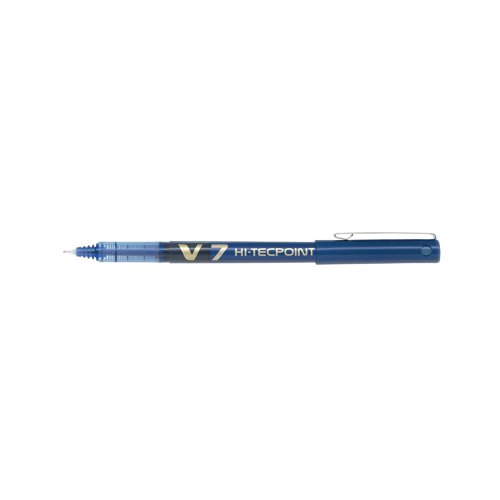 Pilot V7 Hi-Tecpoint Ultra Rollerball Pen Medium Blue (Pack of 20) 3131910516545