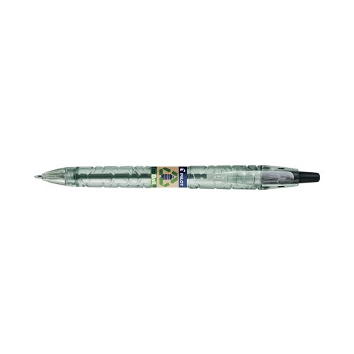 PI58656 Pilot B2P Ecoball Ballpoint Pens/Refills 10 Pens + 10 Refills Black (Pack of 20) 3131910586562