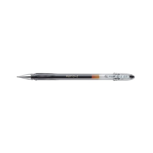 PIG105BK Pilot G1 Gel Ink Rollerball Pen Fine Black (Pack of 12) G10501