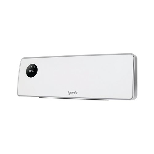 Igenix 2000W Wall Mounted PTC Downflow Fan Heater White IGHW020TDW PIK00024 Buy online at Office 5Star or contact us Tel 01594 810081 for assistance