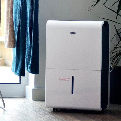 Igenix Dehumidifier 50 Litre Touch Control White IG9851 PIK06551 Buy online at Office 5Star or contact us Tel 01594 810081 for assistance
