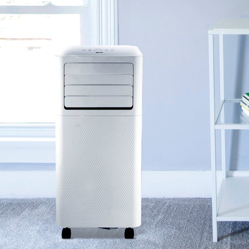 PIK08050 | Igenix IG9907 7000BTU 3-in-1 Portable Air Conditioner is ideal for small to average sized rooms ranging up to 15 square metres. It expertly combines style with efficiency and can be placed in any room in the house, conservatory, garage, outbuilding, office, mobile home or caravan. This multifunctional unit offers individual fan, cooling and dehumidifying modes to help create the ideal environment throughout those summer months.