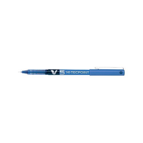 Pilot V5 Hi-Tecpoint Ultra RollerballxFine Blue (Pack of 12) BXV503