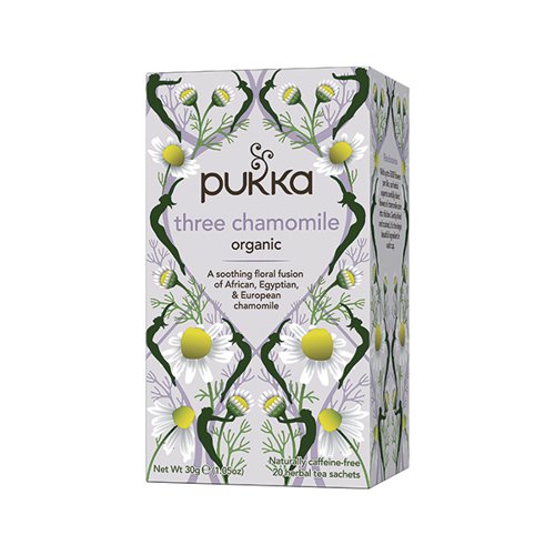 Pukka Three Chamomile Tea Bags Organic (Pack of 20) 05060229012579
