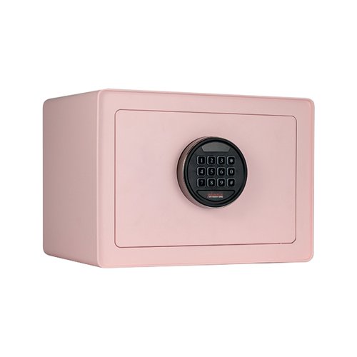 Phoenix Dream Home Safe with Electronic Lock Powder Coated Pastel Pink DREAM1P