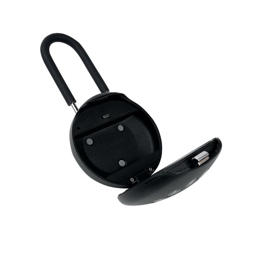 Phoenix Palm Smart Key Safe with Electronic Lock and Padlock Shackle Black KS0213ES - PN01048